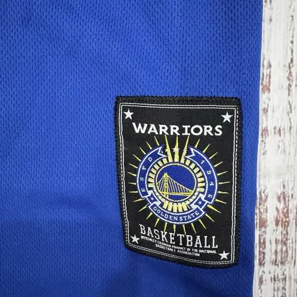 UNK Stephen Curry 30 Warriors Jersey Tank Men’s XL Blue Mesh Sleeveless - Picture 4 of 5